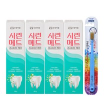 시린메드 센서티브케어 치약 100g x 4p + 칫솔 랜덤발송 세트, 1세트