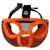 멍템 강아지 단두종 입마개 XL 안경형, 오렌지, 1개