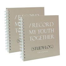 인디고 스터디로그 스터디플래너 6개월 만년형 2p, beige