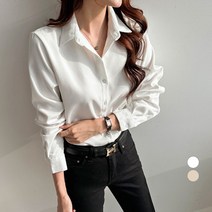 쿨쿠 여성용 피치 기모 스텐다드핏 코튼 셔츠