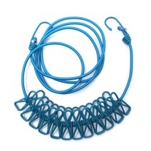 탑시가 캠핑 컬러풀 클립 어닝 행어, 블루