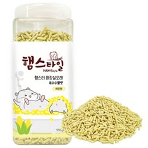 햄스타일 햄스터 옥수수 펠렛 화장실모래 레몬향, 550g, 1개