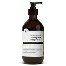 수오가닉 퍼퓸 아로마 샴푸 바디워시 라임민트, 1000ml, 1개