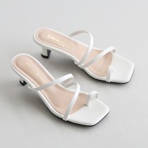 단골언니 여성용 키트니 스트랩 엄지 쪼리 뮬 5cm