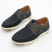 블루맥스 남성용 벌킨끈 스티치 보트화