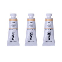 신한에쎈스 아크릴 컬러 물감 Tube A 시리즈 네이플스 옐로 3p, 1색, 50ml
