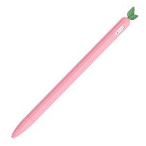 뷰씨 애플 펜슬 2세대 나뭇잎 실리콘 케이스, 1개, 핑크
