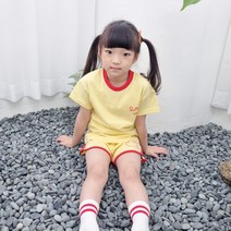팬시 아동용 썸머 써니 상하의 세트