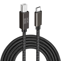굿앤굿스 최고급형 메탈 C타입 USB 프린터 심플리피아노 미디 연결기능 케이블 SG104, 1개, 3m
