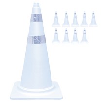 동광세이프티 칼라콘 백색, 10개, 화이트