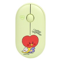 로이체 BT21 마이리틀버디 멀티페어링 무선마우스, 타타, BT21-TMS-3E-TT