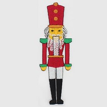 캐릭터 와펜 모자병정 35 x 110 mm, 레드, 1개