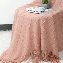 포근니트 체어커버 블랭킷