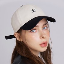 화이트샌즈 배색 로고 자수 알렉사 볼캡