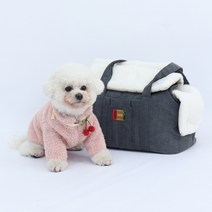 레드퍼피 반려동물 컨버터블 숄더백, 다크그레이