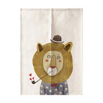 에이홉 애니멀 파티션 커튼 양문형