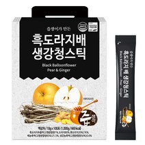 즙쟁이 흑도라지 배 생강청스틱 액상차, 10g, 100개입, 1개