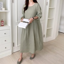 마더라이크 제닉 플라워 코튼원피스