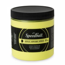 스피드볼 아크릭 실크스크린 형광잉크, Yellow, 236.2ml
