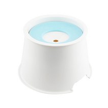 멍멍군나비양 반려동물 클린 물그릇 1L, 블루, 1개