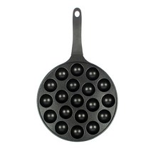 키친아트 통주물 홈베이킹 타코야끼팬, 팬 길이 265mm x 높이 33mm, 1개