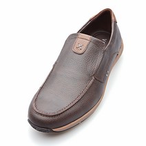 보닌 천연 소가죽 포인트 스티치 밴딩 슬립온