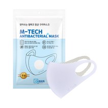 빨아쓰는 마스크 하얀색 중형, 1개, 1개