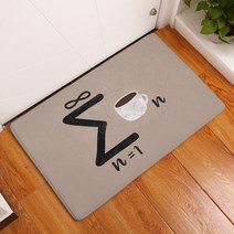 빈테리어 모던한 레터링 바닥 발매트, 13