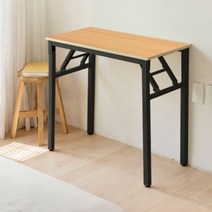 가구느낌 베스트 책상 800 x 400 mm, 네추럴블랙