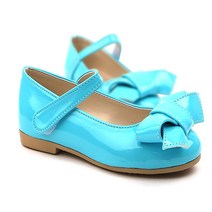 루루슈 여아용 에나멜 바람개비 리본 구두