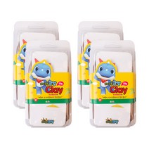 꼬마공룡 크앙만들기 클레이 4p, 갈색(악기6), 50g