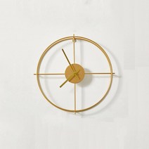 MEO 북유럽 대형 몽틀 인테리어 벽시계, 골드