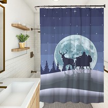 마켓에이 유니크 에니멀픽쳐 샤워커튼 YL024 180 x 200 cm, 1개