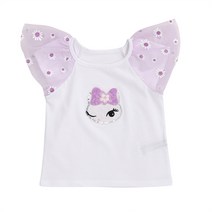 프렌치캣 여아용 연핑크 꽃 샤 TS