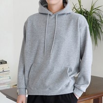 플레이즈 남성용 보온성좋은 프리미엄 후드 니트티셔츠