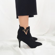 쥬시포올 여성용 스웨이드 털안감 첼시부츠 RS-8918