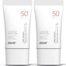 알엔더블유 더 레이아웃 마일드 선크림, 50ml, 2개