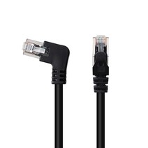 넥스트링크 UTP CAT 6 랜케이블 오른쪽 꺾임 10m, 1개, NL-UL27