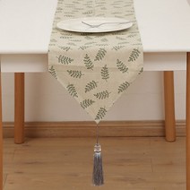 콩빈테리어 인테리어 포인트 태슬 테이블 러너, 04, 30 x 200 cm