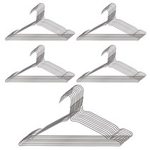 조은리빙 세탁소 철제 옷걸이, 그레이, 50개입