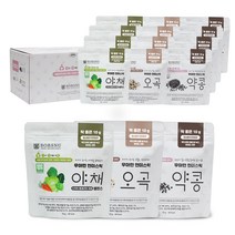 서울대밥스누 우아한 현미스틱 어린이과자 3종 x 5p 세트, 오곡, 야채, 약콩, 1세트
