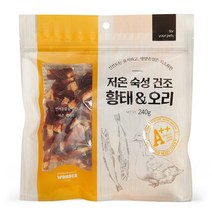 원더푸드 반려동물 저온숙성 건조간식 240g, 1개, 황태 + 오리 혼합맛