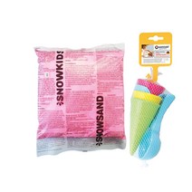스노우키즈 아이스크림 모래놀이 스노우샌드 800g + 아이스크림 몰드 5p 세트, 핑크(스노우 샌드), 랜덤(스쿱)