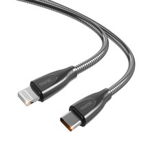 morac 스핑 메탈 USB C타입-라이트닝 8핀 PD 고속충전 케이블, 모락 스핑 메탈 Cto8 케이블
