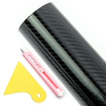 삼에스 ACEPEED 카본스티커 200 x 30 cm 칼 + 헤라(랜덤 발송), 5D카본 하이그로시, 1세트