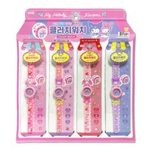산리오 캐릭터즈 클러치워치 4종 세트, 혼합색상