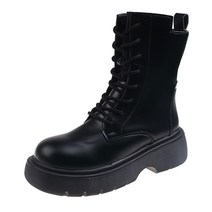 명양피프 여성 패션 통굽 끈 워커 YT_RA3319