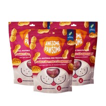 어썸포썸 강아지 피넛버터 크랜베리 트릿 간식 85g, 피넛버터 + 크랜베리 혼합맛, 3개