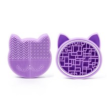 제이씨피 냥이 브러쉬 클렌저 패드 퍼플, 110g, 2개