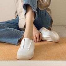 분홍코끼리 쫀득몰드창 루카스 가죽 슬립온 3cm